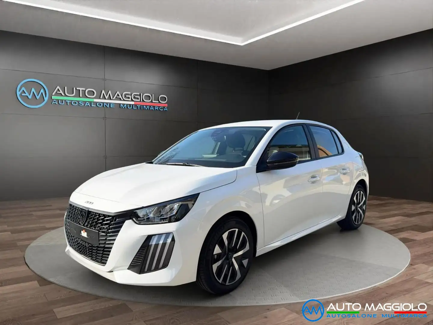 Peugeot 208 1.2 PureTech 75CV 5porte Active KM 0 NEO PATENTATI Bianco - 1