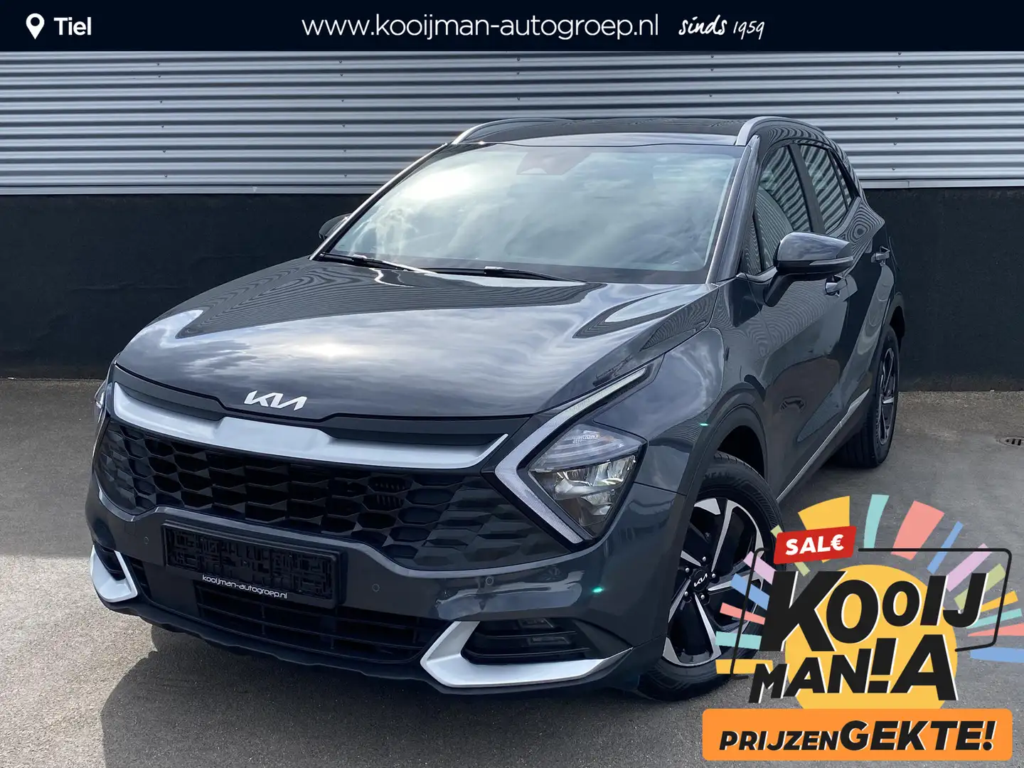 Kia Sportage 1.6 T-GDi Hybrid DynamicLine Navigatie, Parkeersen Grigio - 1