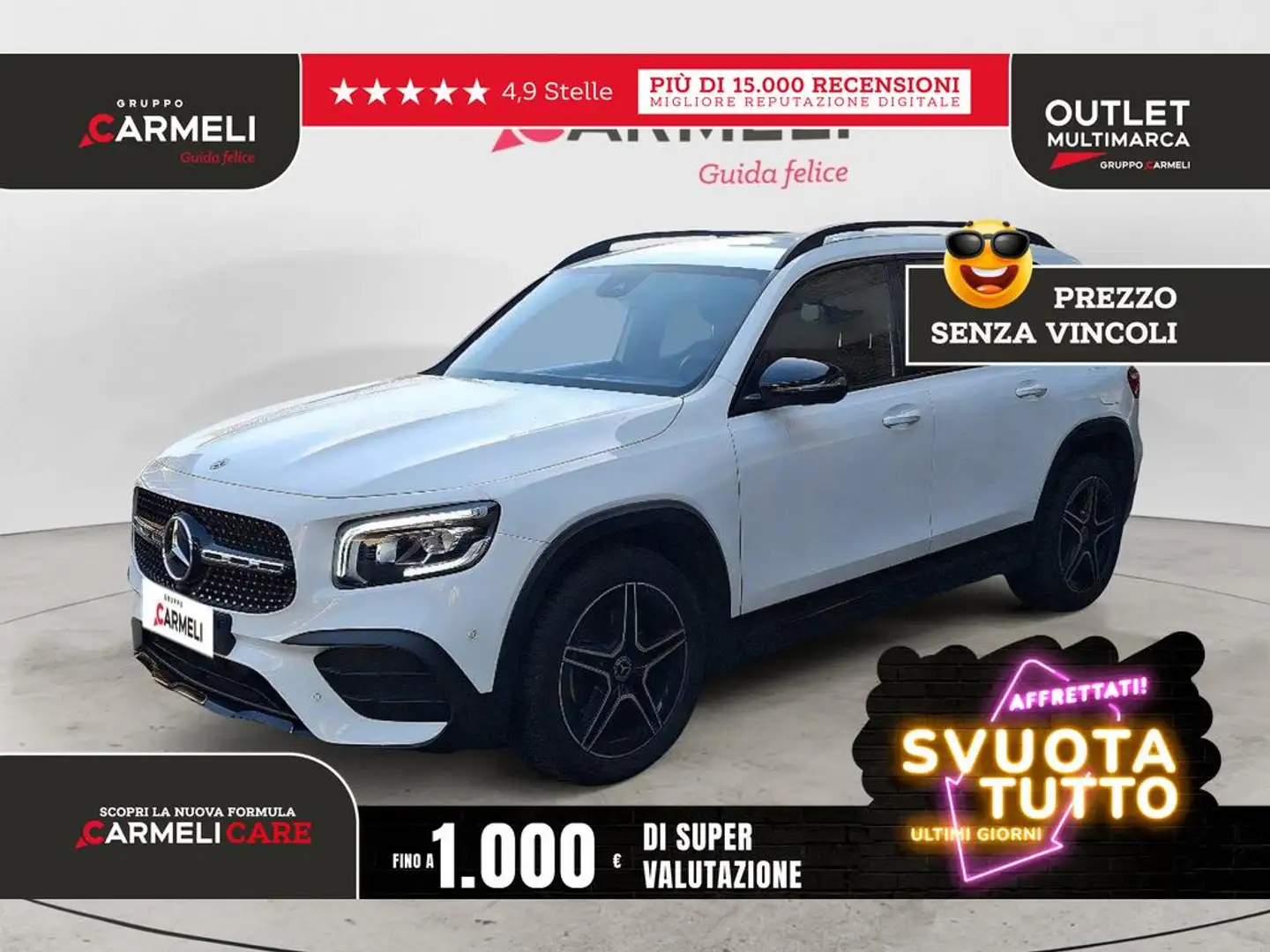 Mercedes-Benz GLB 180 d Premium AMG Bianco - 1