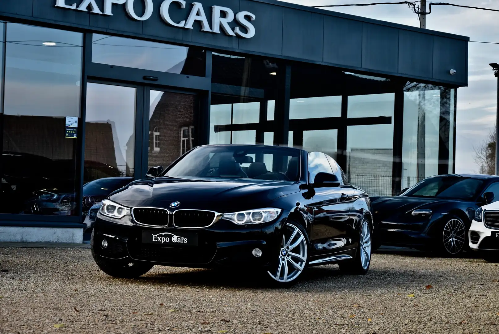 BMW 428 428i Cabrio M-Sport PAKKET*CAMERA*HEAD-UP*MEMORY* Noir - 1