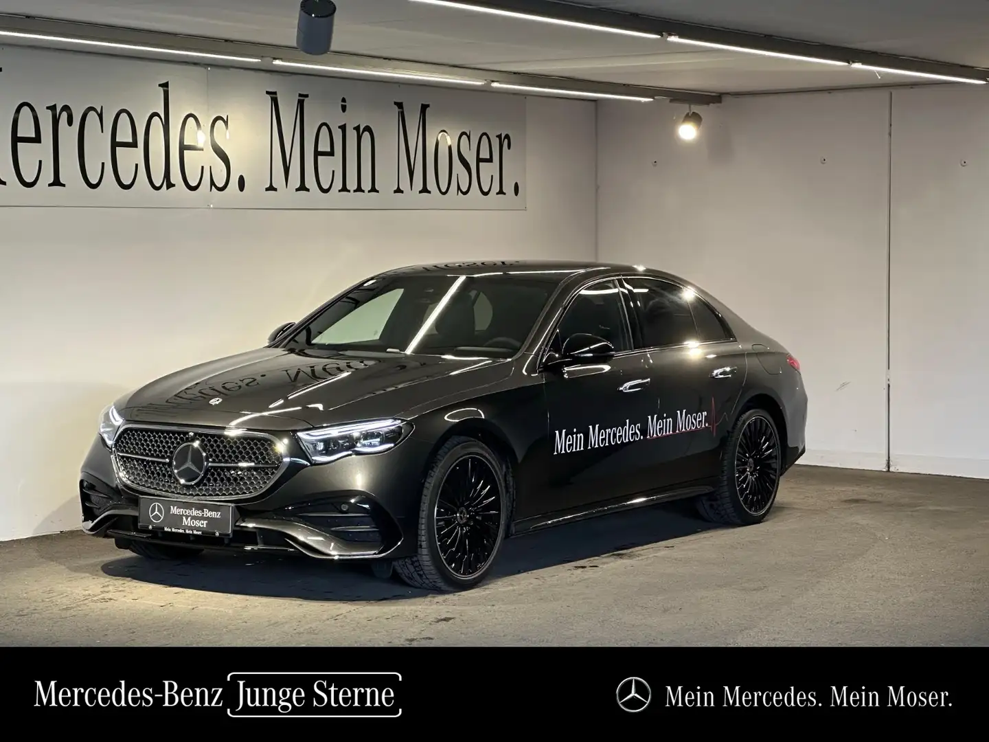Mercedes-Benz E 300 de 4MATIC Limousine mit EQ Hybrid Technologie Öste Gri - 1