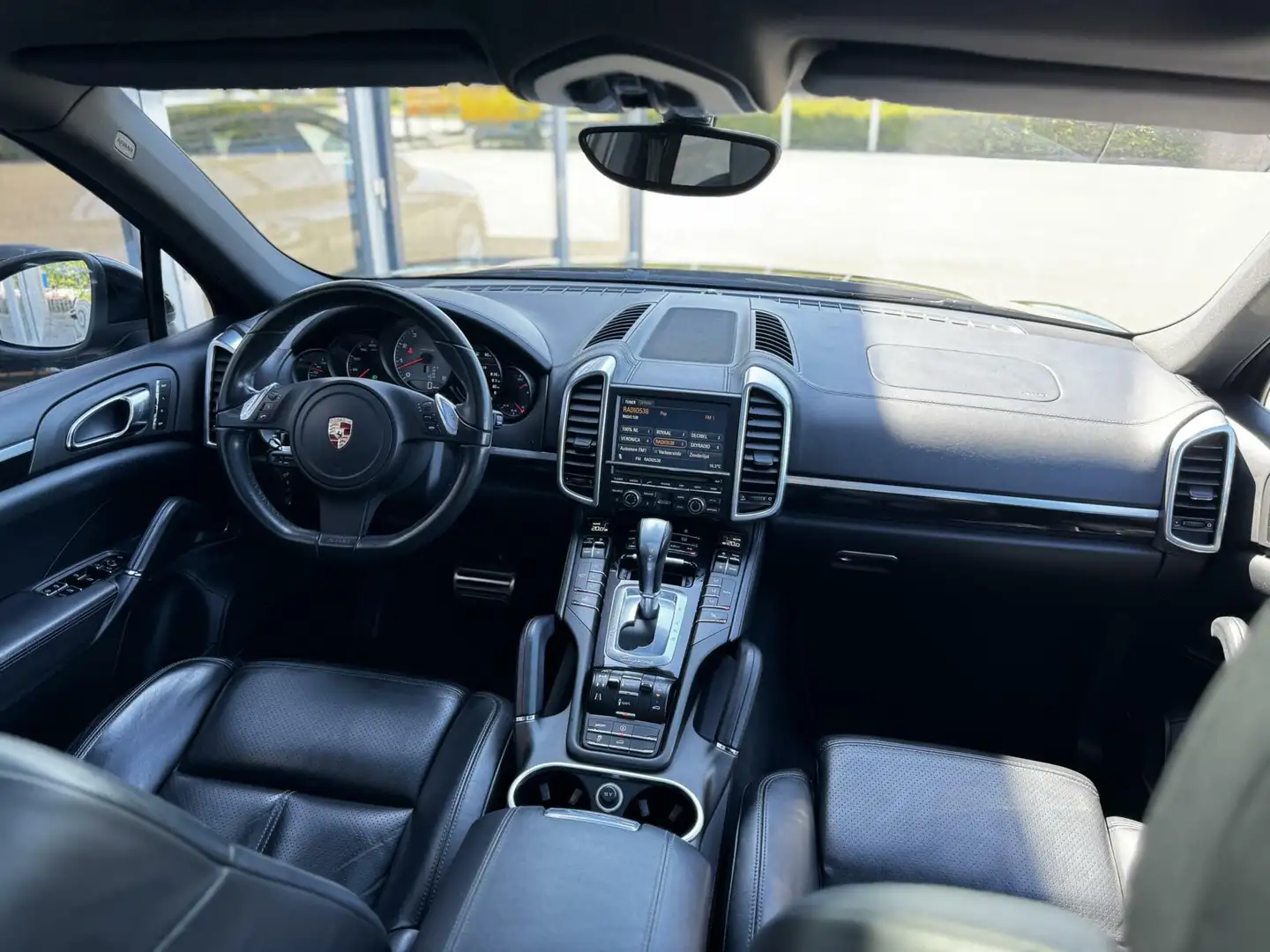 Porsche Cayenne 4.8 S|Lucht vering|Bose|400PK|Leder|21" Schwarz - 2
