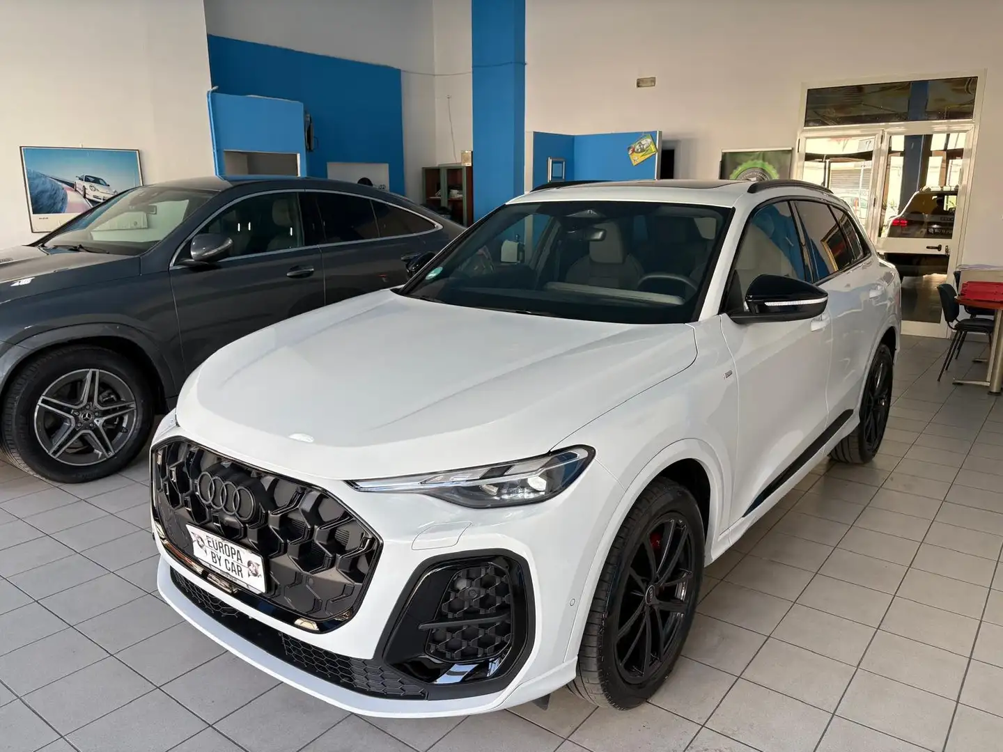 Audi Q5 Q5 2.0 tdi mhev+ S line quattro 204 CV Bianco - 2