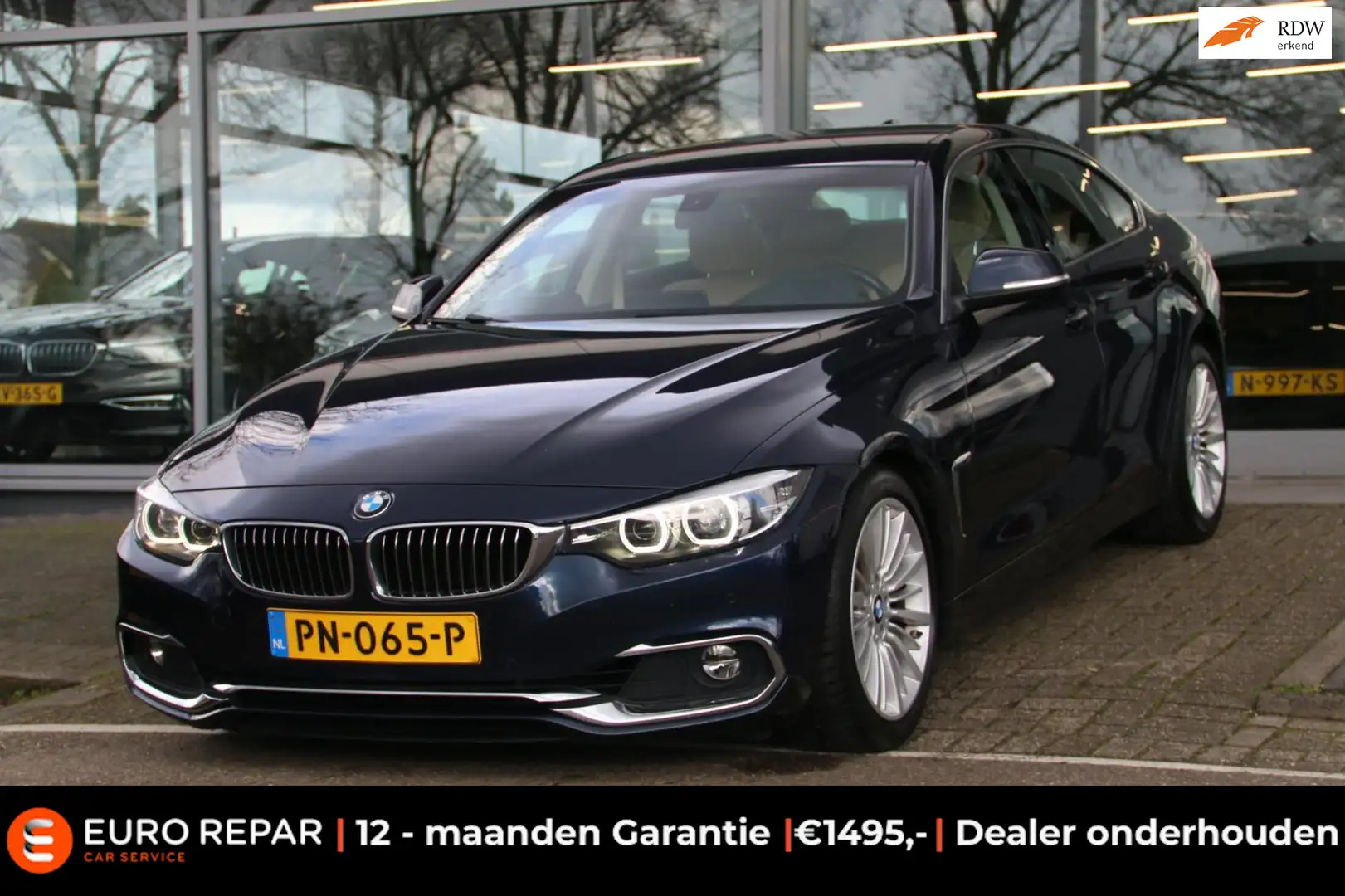 BMW 420 4-serie Gran Coupé 420i Corporate Lease High Execu Blauw - 1