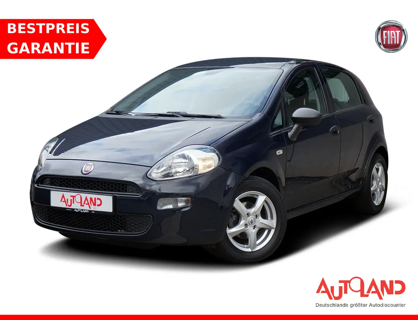 Fiat Punto 1.2 8V Klima PDC Tagfahrlicht Blu/Azzurro - 1