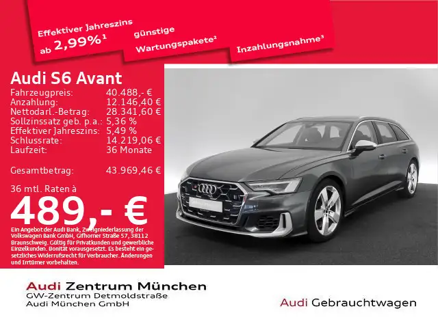 Audi S6 TDI tiptr. AHK/Navi+/Virtual+