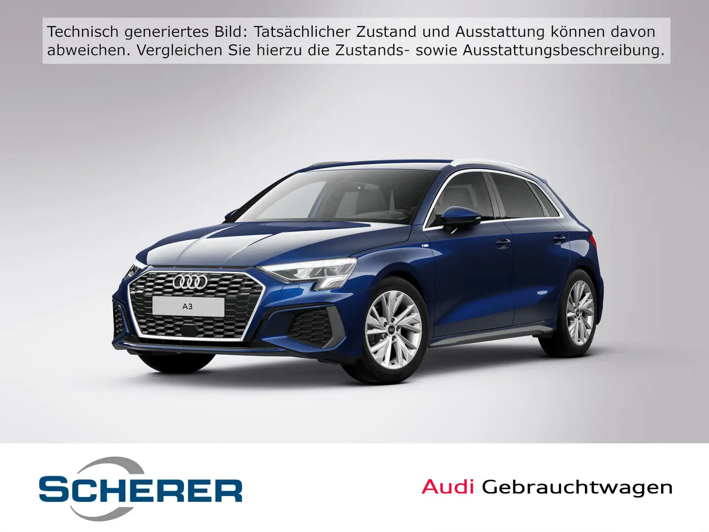 Audi A3 S line 30 TFSI 81(110) kW(PS) S tro Blau - 1