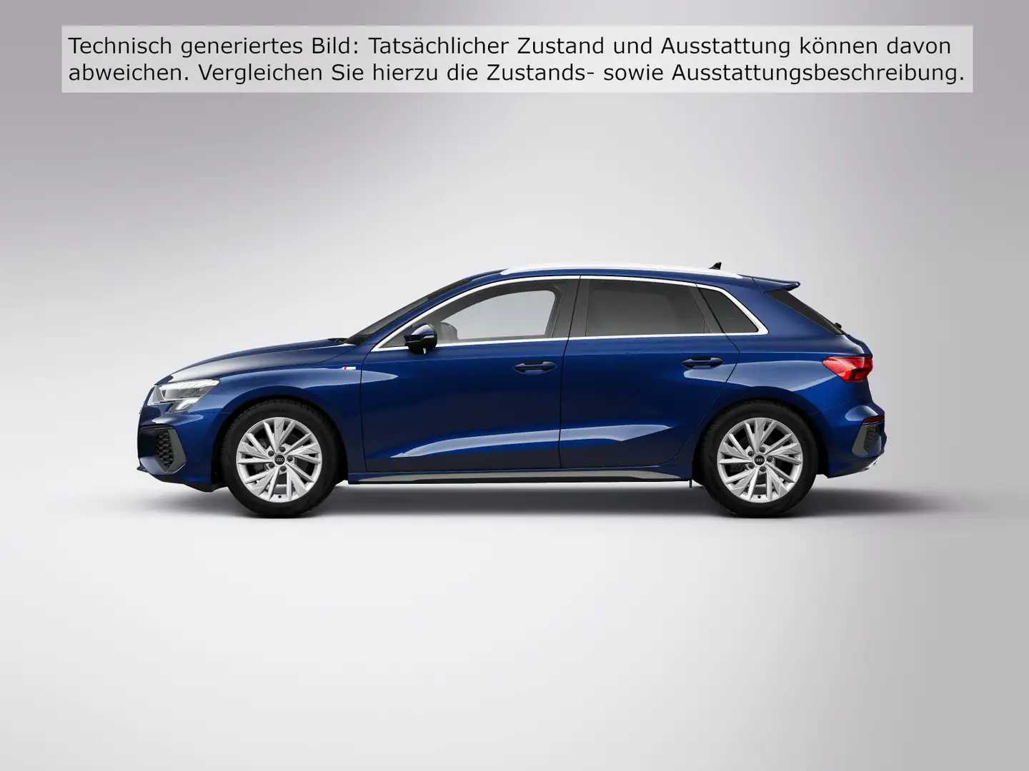 Audi A3 S line 30 TFSI 81(110) kW(PS) S tro Blau - 2