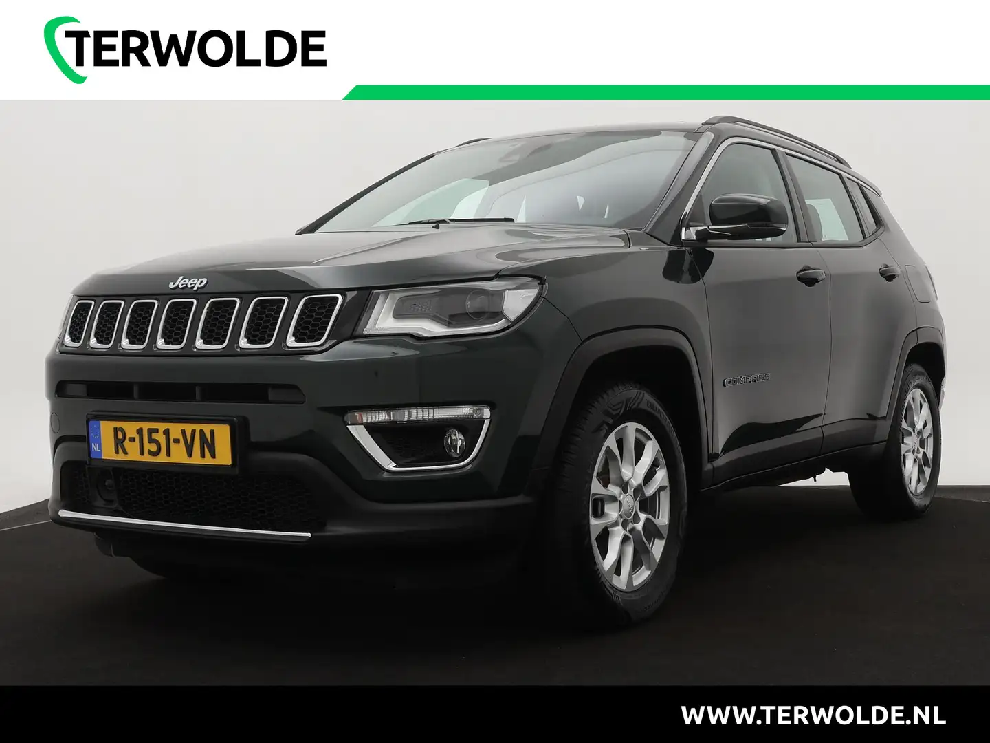 Jeep Compass 4xe 190 Plug-in Hybrid Electric Limited Business Groen - 1