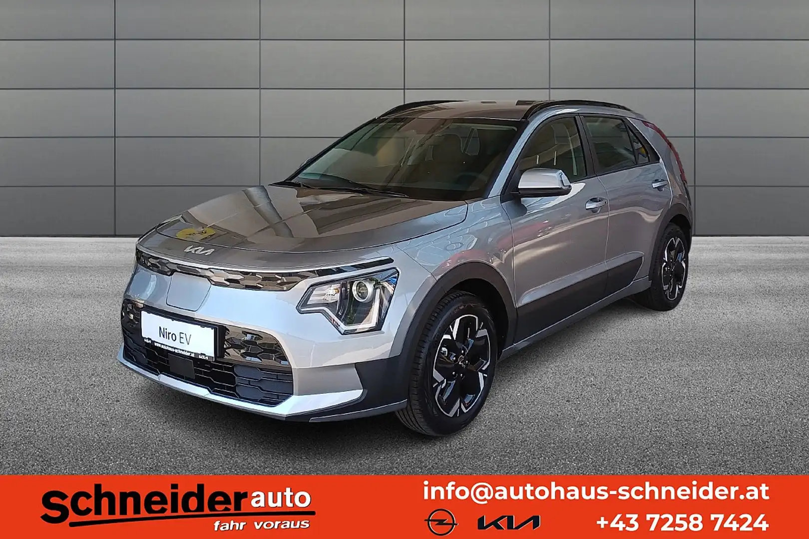 Kia e-Niro Niro EV Long Range 64kWh Silber Aut. Gris - 1