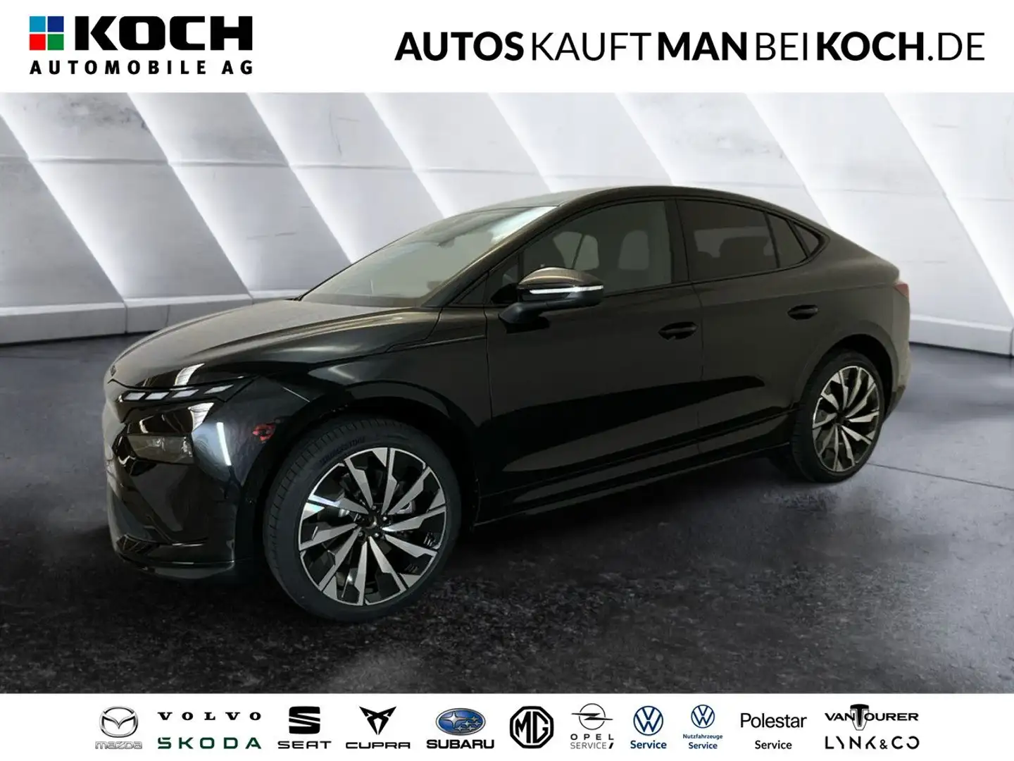 Skoda Enyaq Coupe 85 Sportline MAXX AHZV NAVI LM 21" LED Schwarz - 1