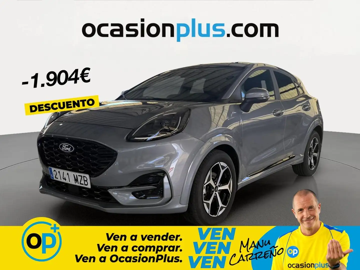 Ford Puma 1.0 EcoBoost MHEV ST-Line 125 Gris - 1