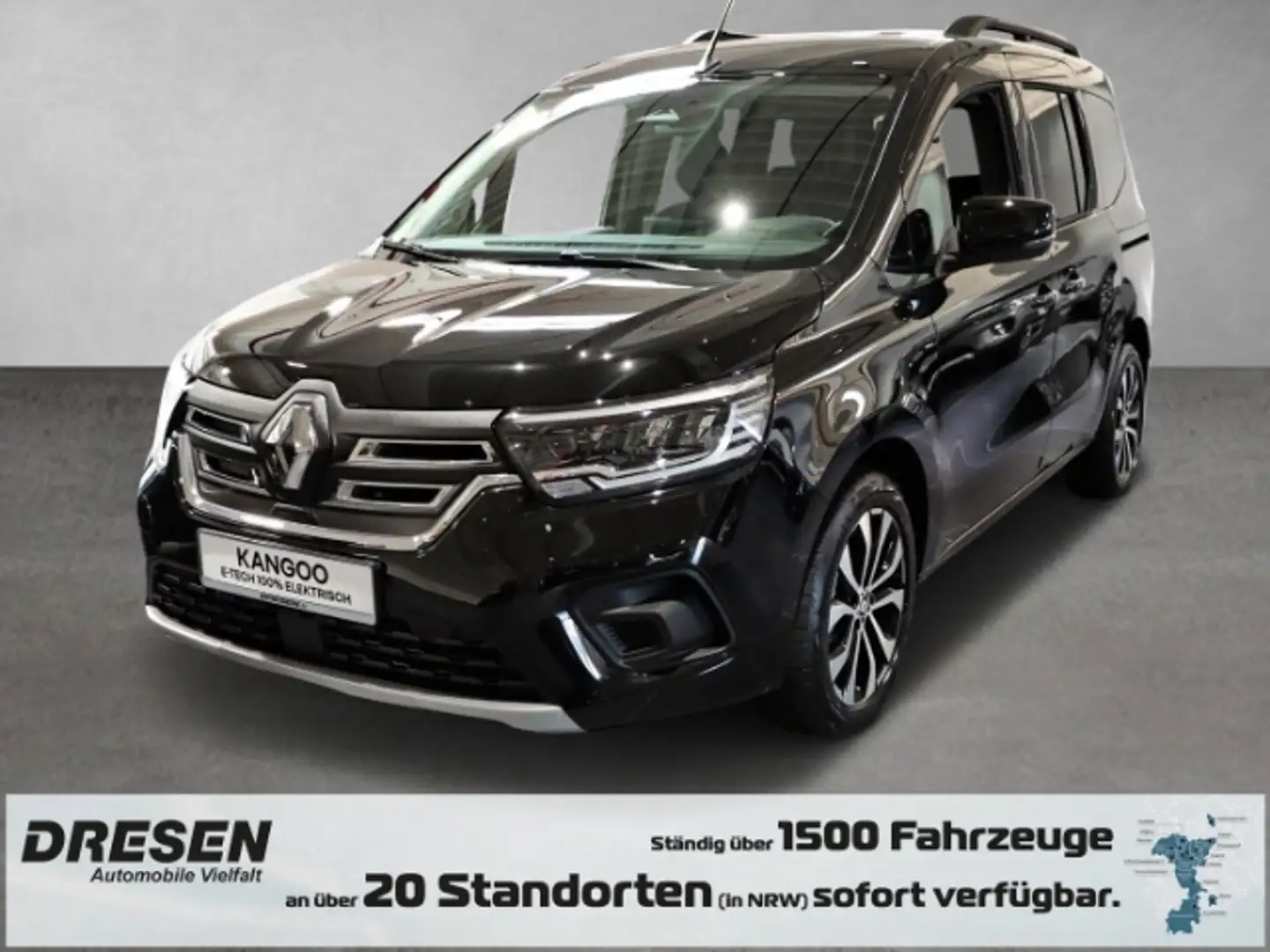 Renault Kangoo III E-TECH Electric Techno NAVI Totwinkelwarner Rü Schwarz - 1