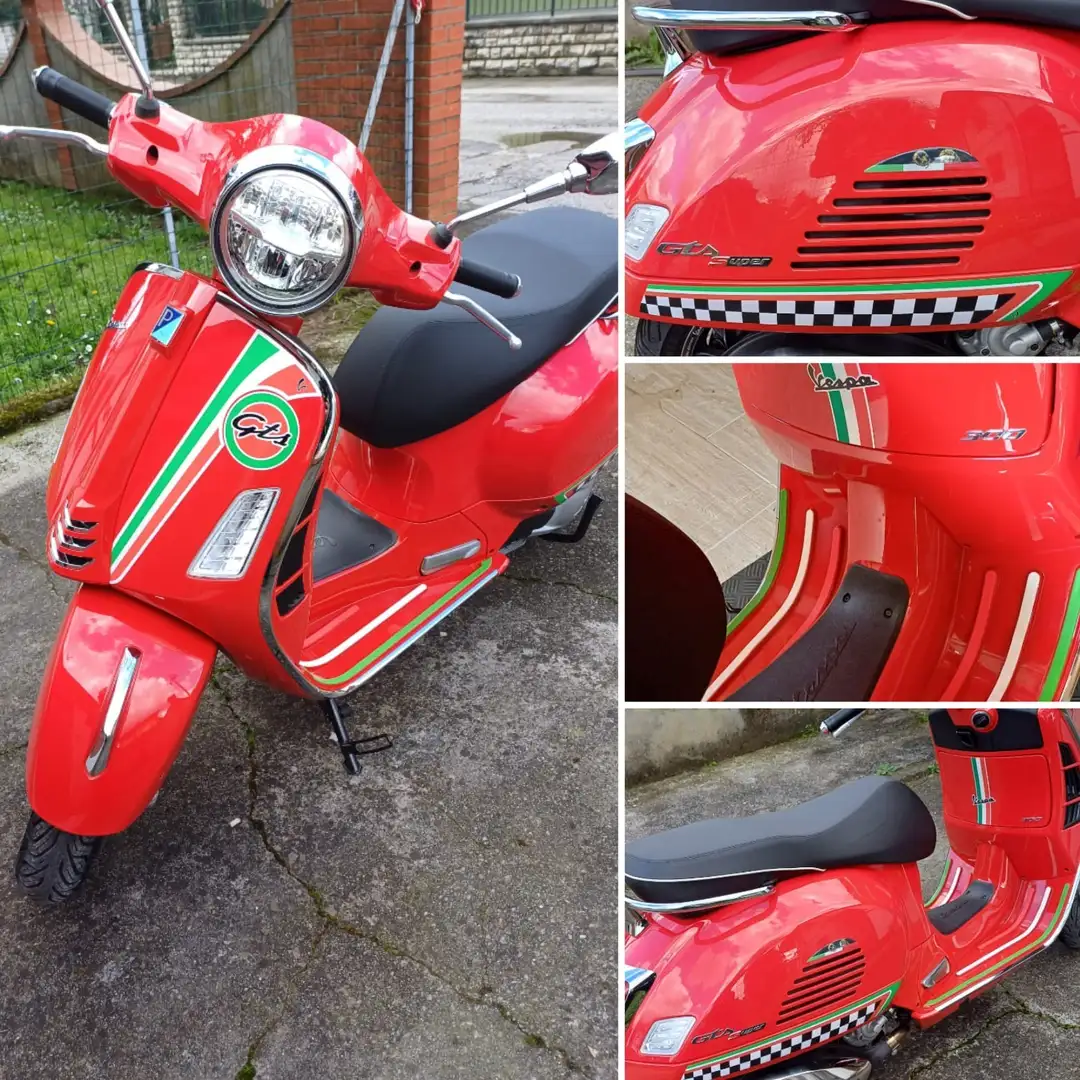 Vespa GTS Super 300 Červená - 1