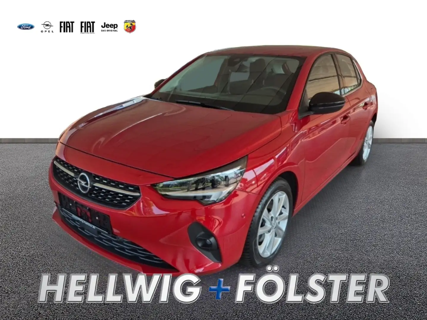 Opel Corsa F Elegance 1.2 Turbo LED Apple CarPlay DAB Rood - 1