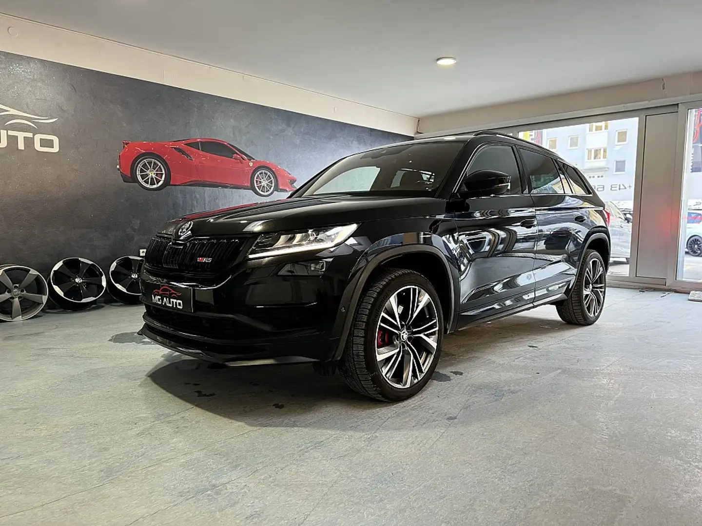 Skoda Kodiaq 2,0 TDI SCR 4x4 RS DSG  *VOLL AUSSTATTUNG Zwart - 1
