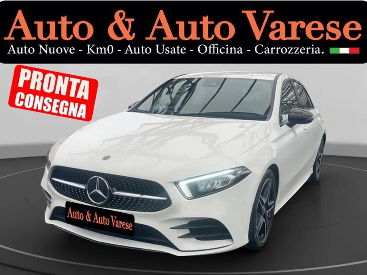 Mercedes-Benz A 180 A 180 Automatic Premium AMG NIGHT LED NAVI Bianco - 1