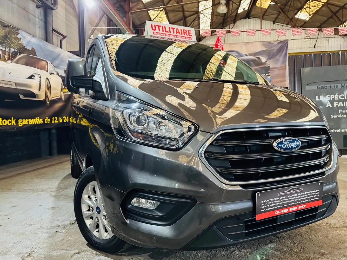 Ford Transit Custom 2.0TDCi - Long Châssis - 5Places - Tva Incl Grigio - 2