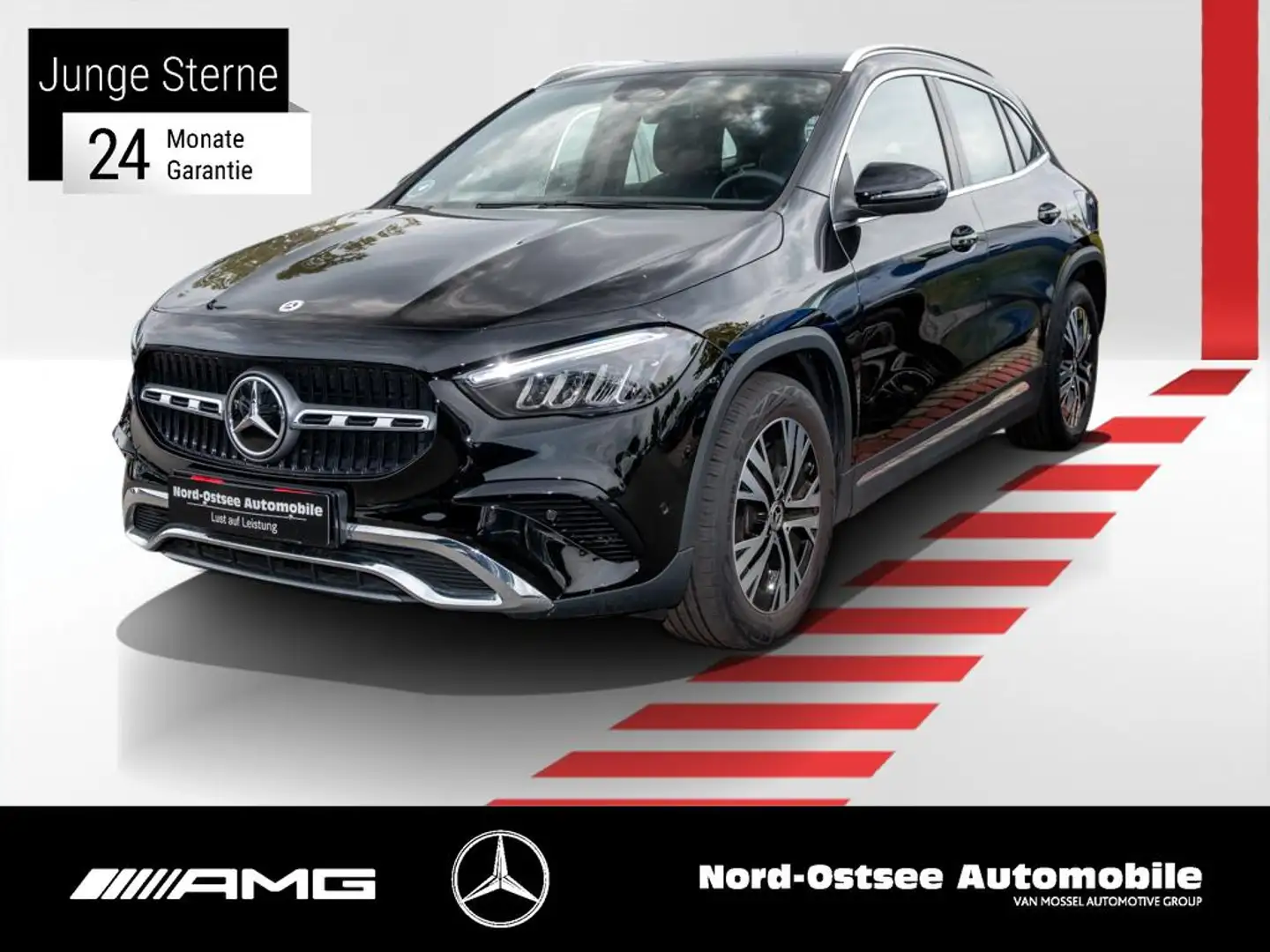Mercedes-Benz GLA 200 d PROGRESSIVE KAMERA AHK DISTR. LED ADV. Zwart - 1