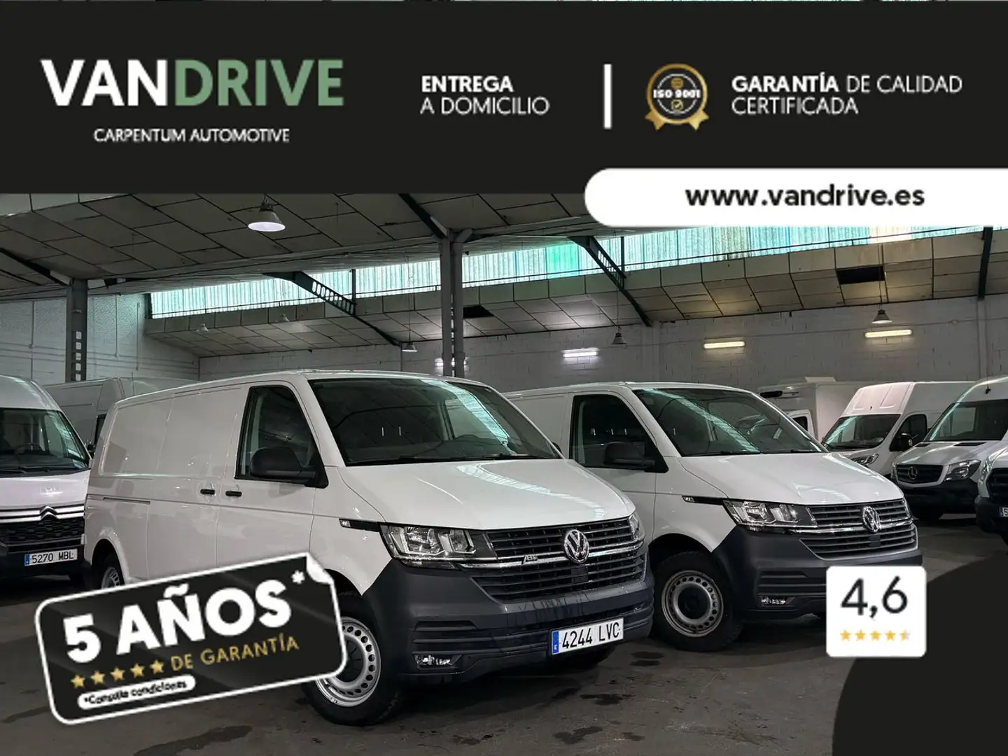 Volkswagen Transporter FURGÓN ABT E-TRANSPORTER 6.1 LARGO Wit - 1