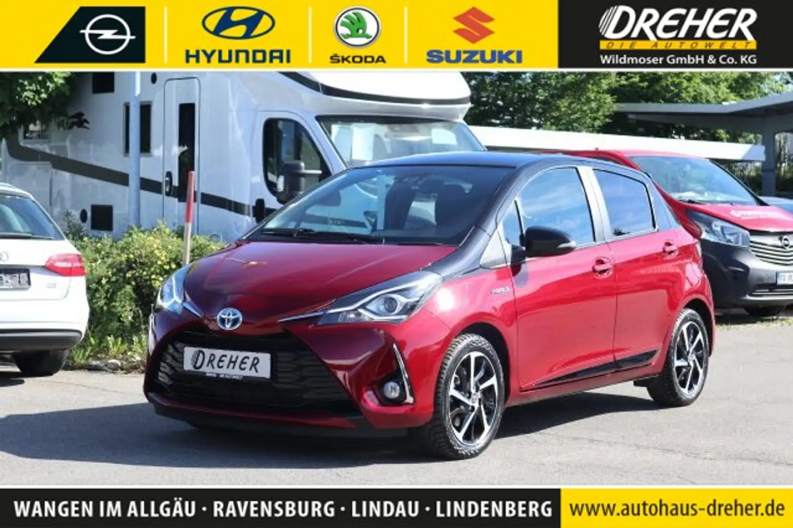 Toyota Yaris Yaris 1.5 Dual-VVT-i (Hybrid) Style Selection BC Rojo - 1