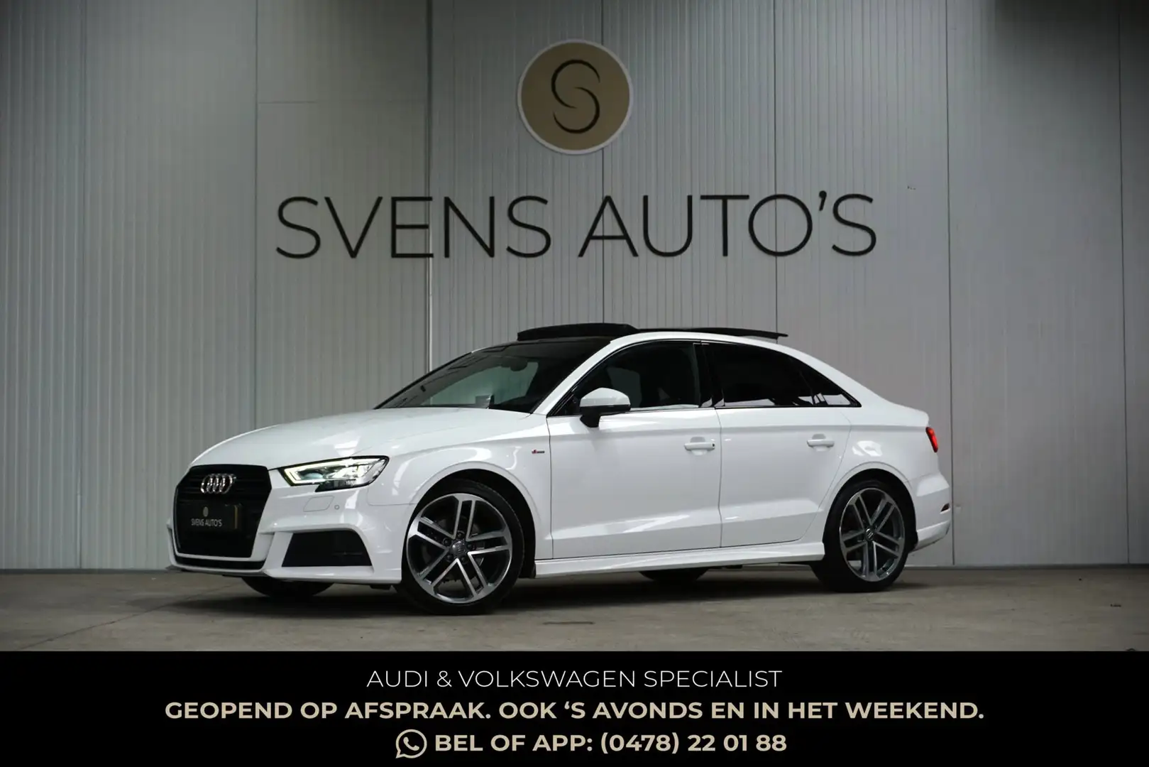 Audi A3 Limousine 35 TFSI 3x S-Line Black Edition|Panodak| Weiß - 1