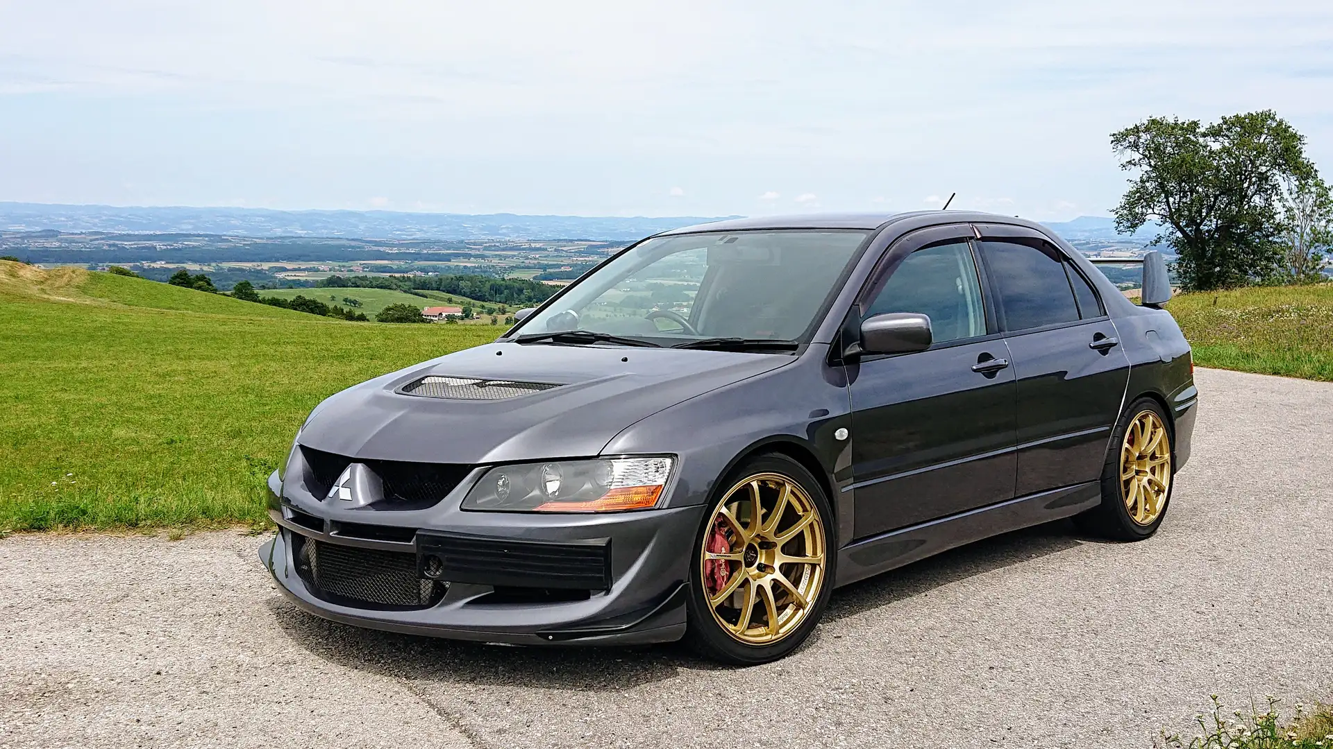 Mitsubishi Lancer Evolution VIII MR Сірий - 1