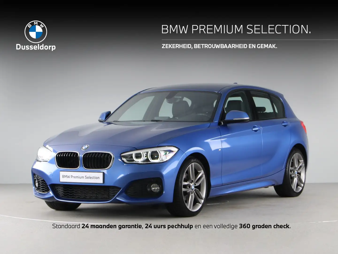 BMW 118 1 Serie 118i Edition M Sport Shadow High Executive Bleu - 1
