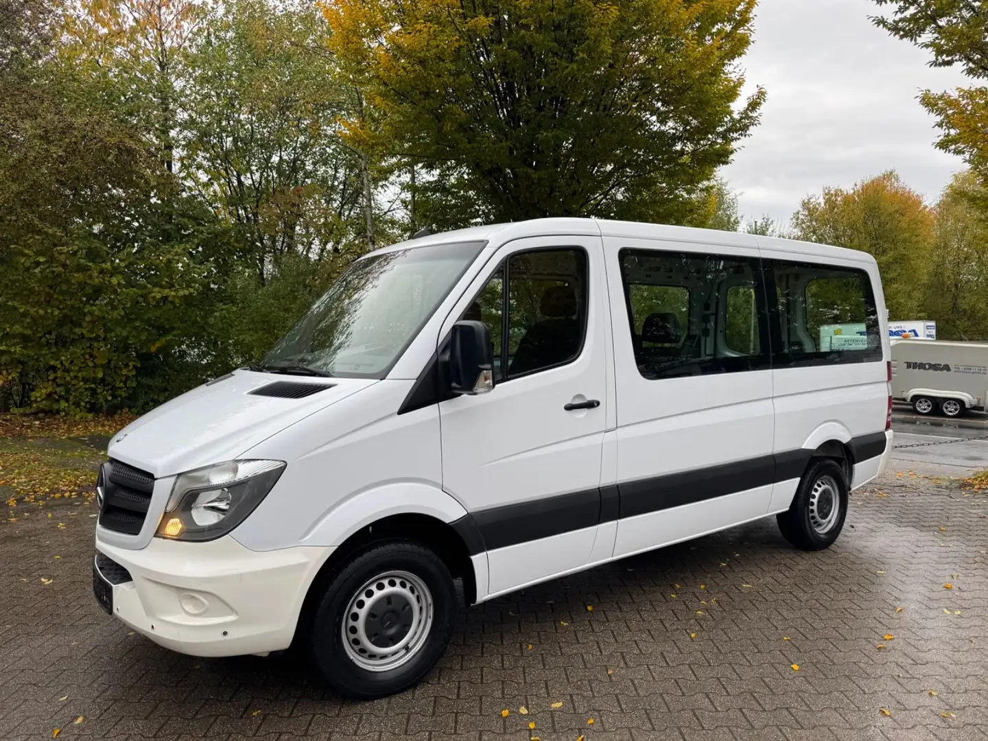 Mercedes-Benz Sprinter 313 CDI MIXTO L2H1*KLIMA*PDC*AHK*1.Hand Blanc - 1