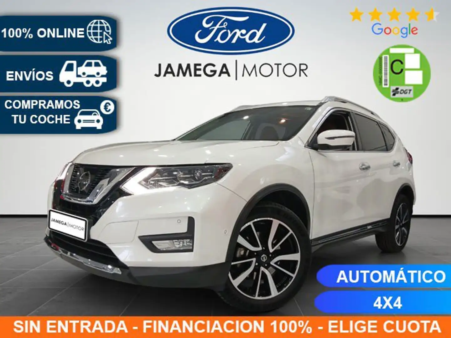 Nissan X-Trail 2.0 dCi Tekna 4x4-i XTronic 7 pl. Blanc - 1