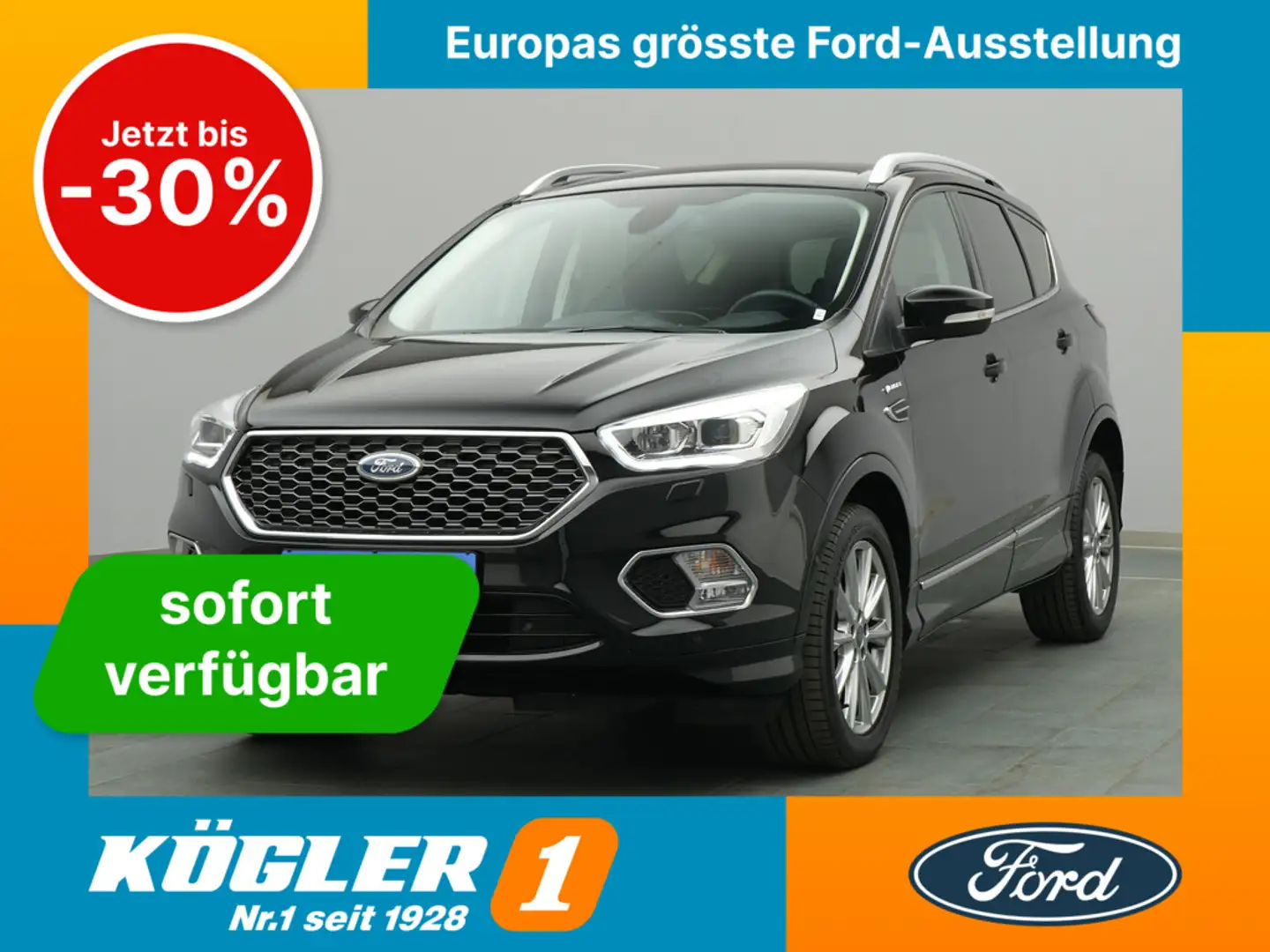 Ford Kuga Vignale 150PS/Winter-P./PDC/Navi/Bi-Xenon Nero - 1