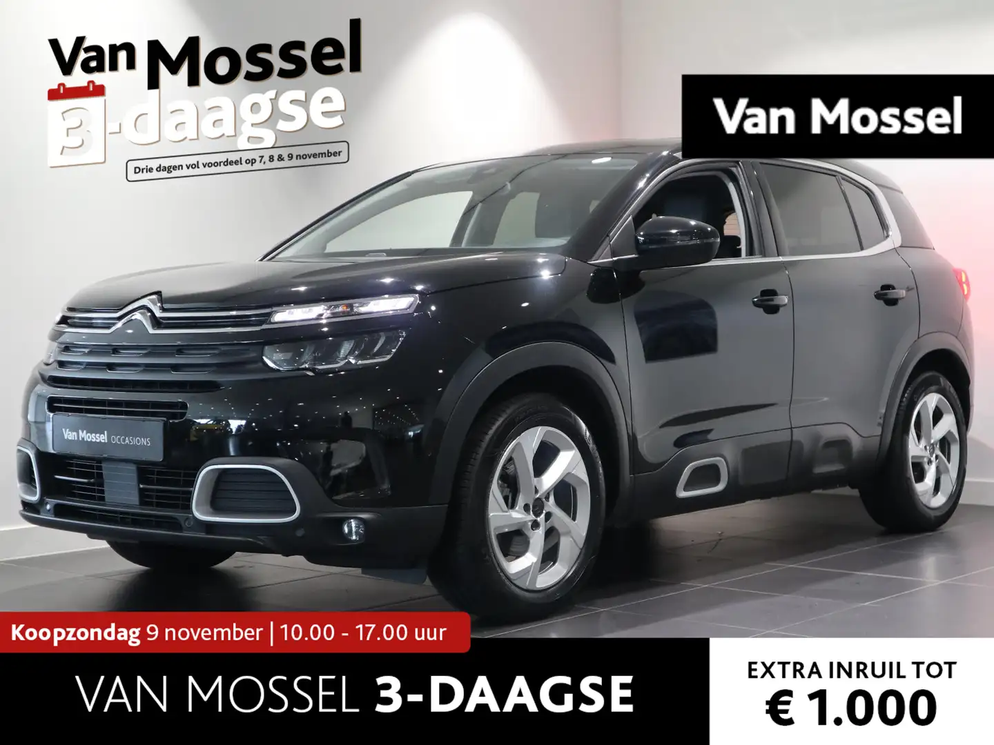 Citroen C5 Aircross 130PK Business FULL LED - NAVIGATIE - ANDROID AUTO Zwart - 1