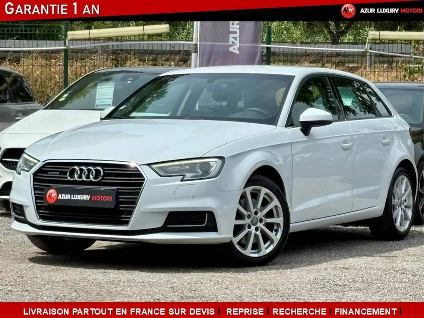 Audi A3 III (2) SPORTBACK QUATTRO 40 TFSI DESIGN LUXE Blanc - 1