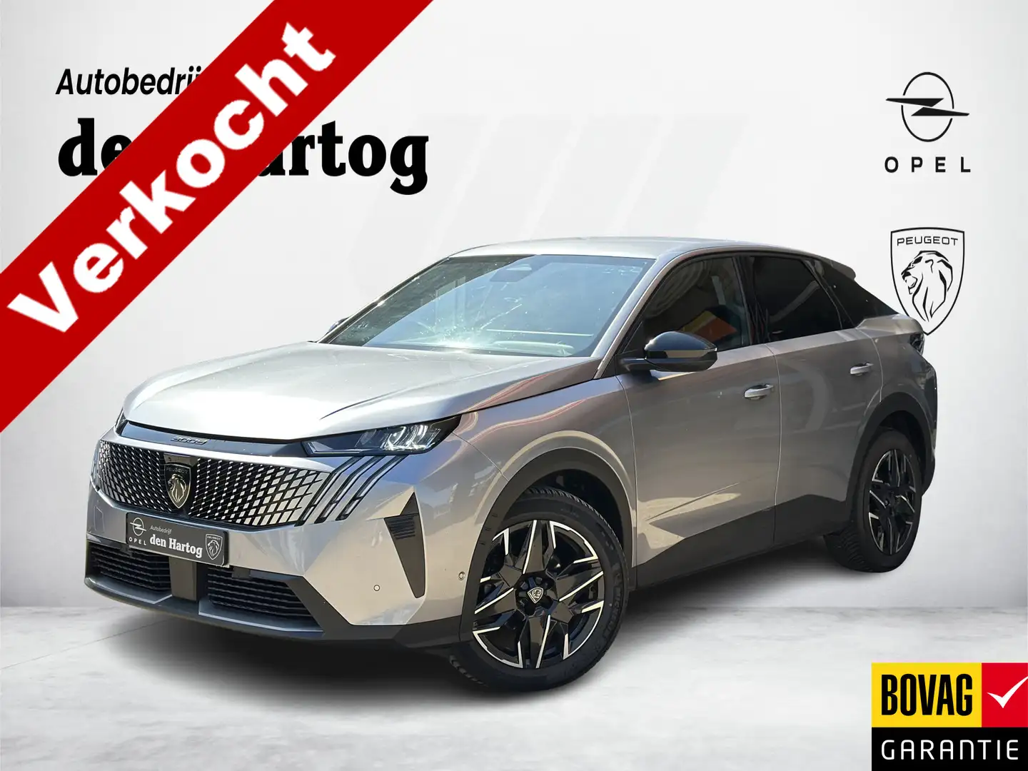 Peugeot 3008 1.2 Hybrid 136 Allure Navi/Apple Carplay/Android A Silver - 1