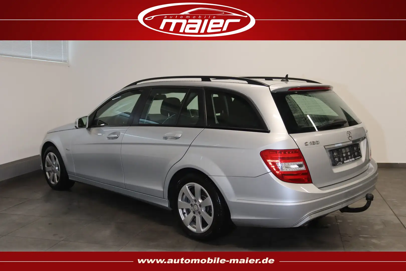 Mercedes-Benz C 180 T CDI Classic Aut.-Navi-Tempo-AHK-SHZ-PDC- Silber - 2