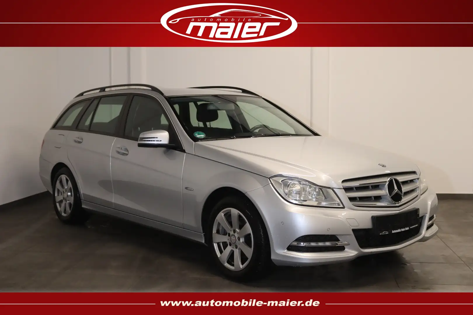 Mercedes-Benz C 180 T CDI Classic Aut.-Navi-Tempo-AHK-SHZ-PDC- Silber - 1