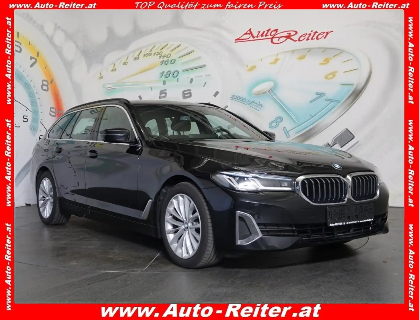 BMW 520 d 48 V Touring xDrive Aut. *ACC, LED, NAVI, RFK* Schwarz - 1