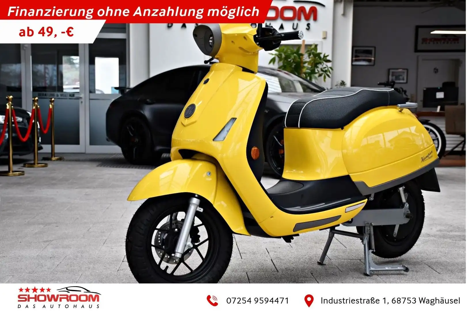 Kumpan Electric 1954 Ri L1e-B 45 km/h 3,8 kW Elektro-Roller Yellow - 1