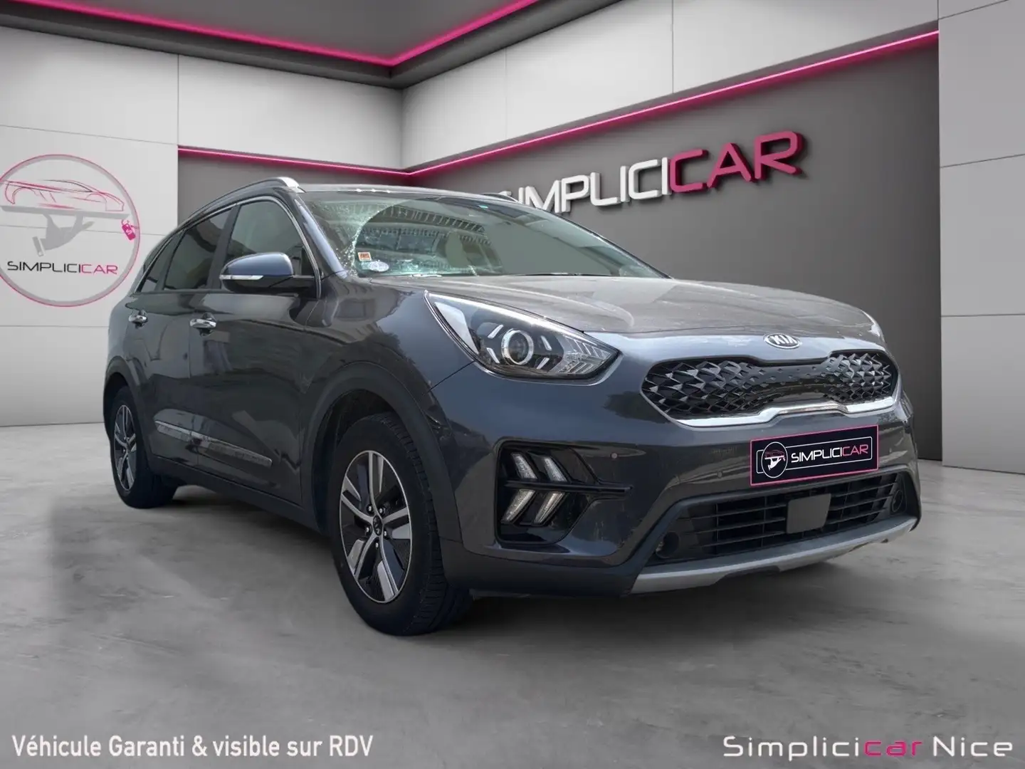 Kia Niro Niro 1.6 GDi Hybride Rechargeable 141 ch DCT6 Active Gris - 1