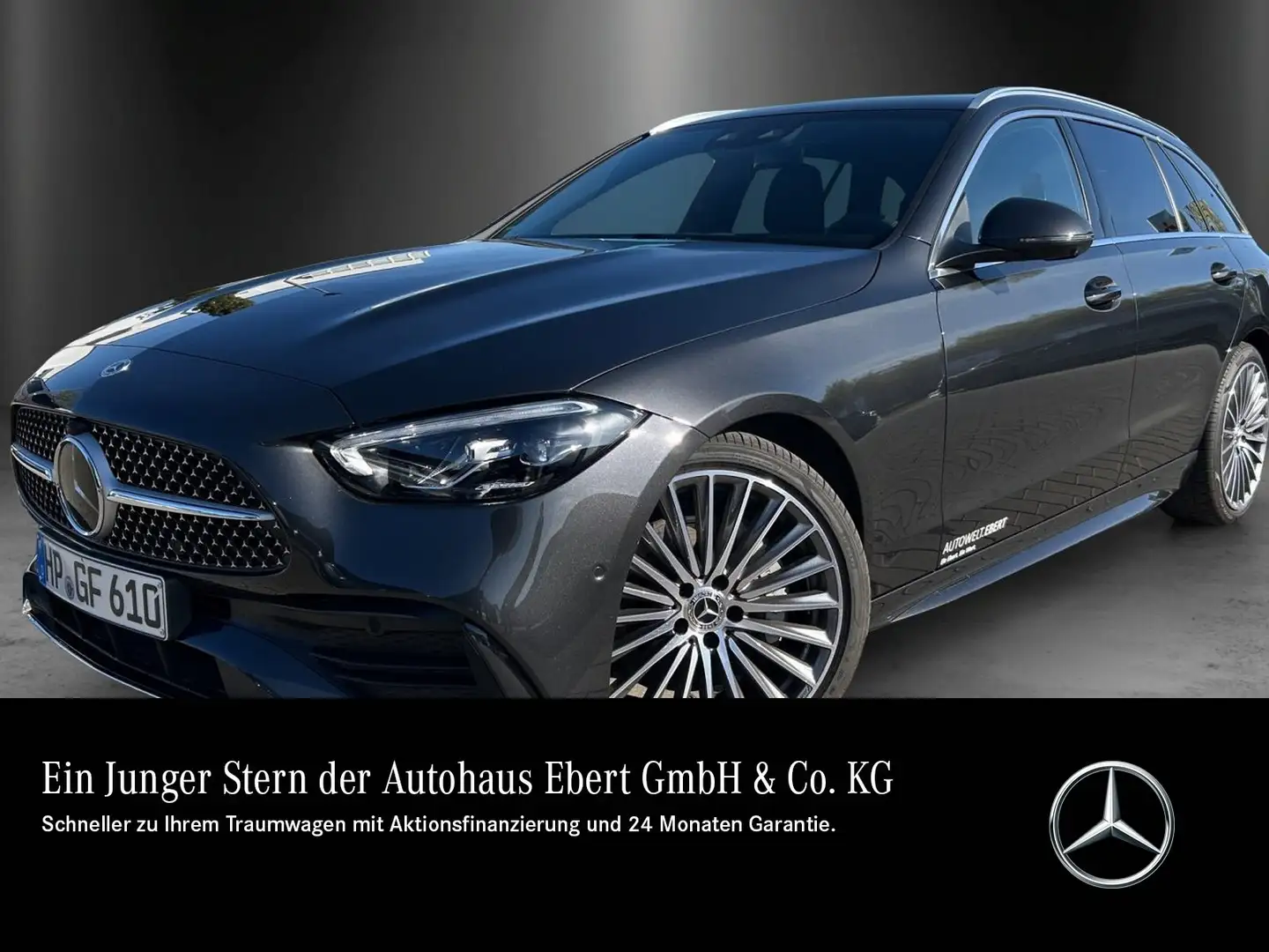 Mercedes-Benz C 220 d T AMG Pano DISTRONIC Memory AHK 360° Grau - 1