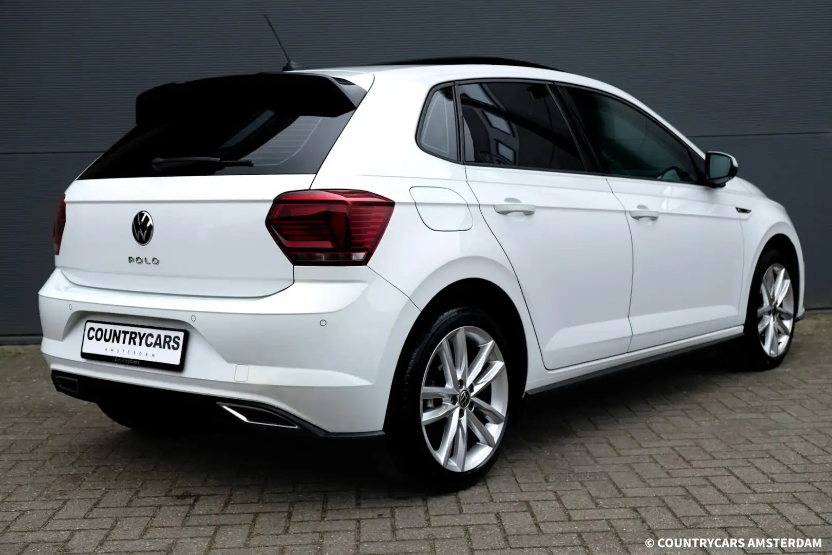 Volkswagen Polo 1.0 TSI R-Line DSG | Pano | ACC | Beats | LED | Vi Weiß - 2