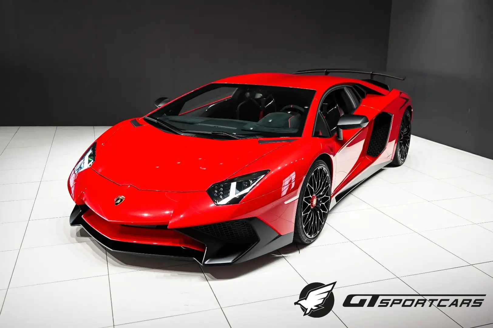 Lamborghini Aventador LP 750-4 SV Rosso Bia 1 Hand Deutsch Piros - 1