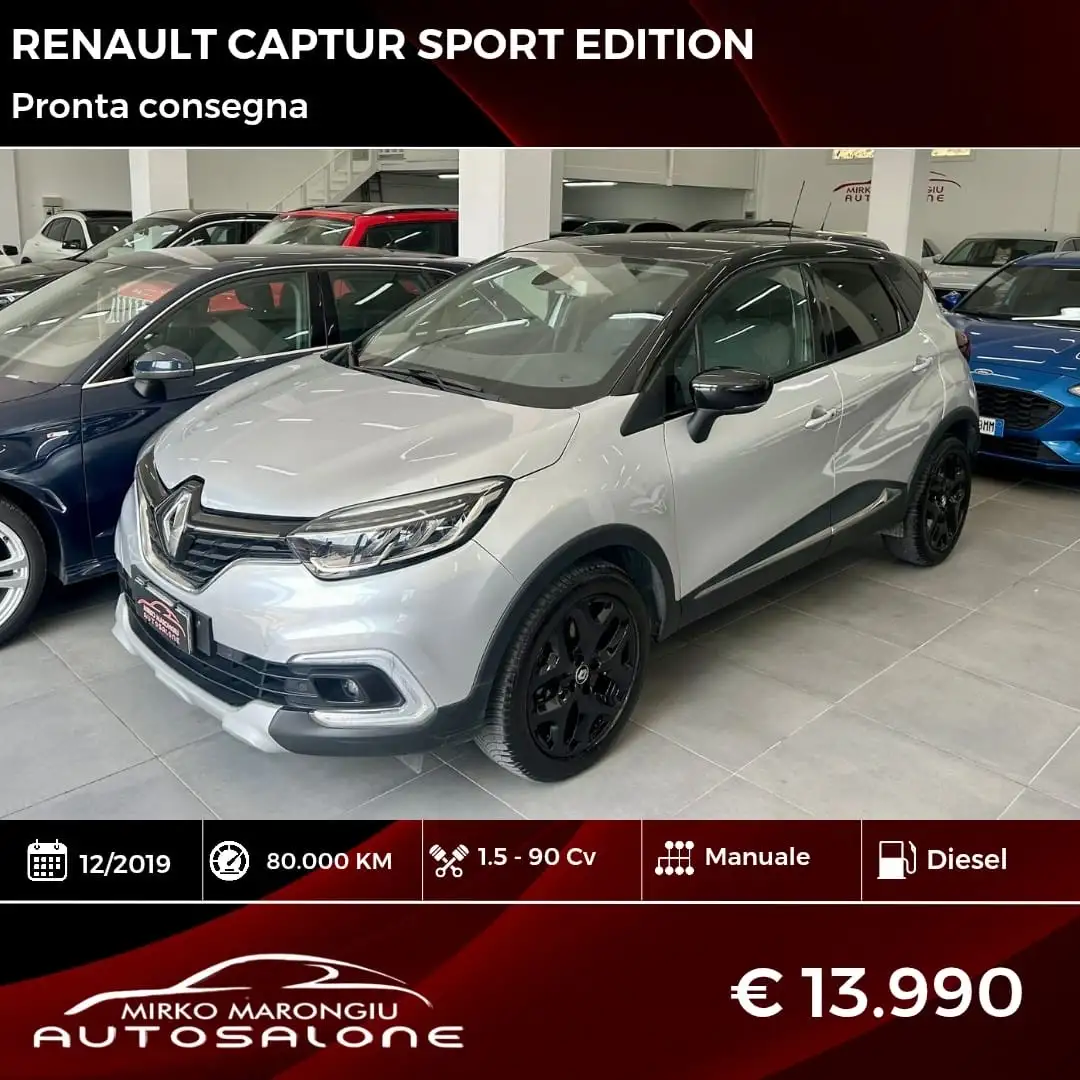 Renault Captur Captur 1.5 dci Sport Edition 90cv my19 - 1