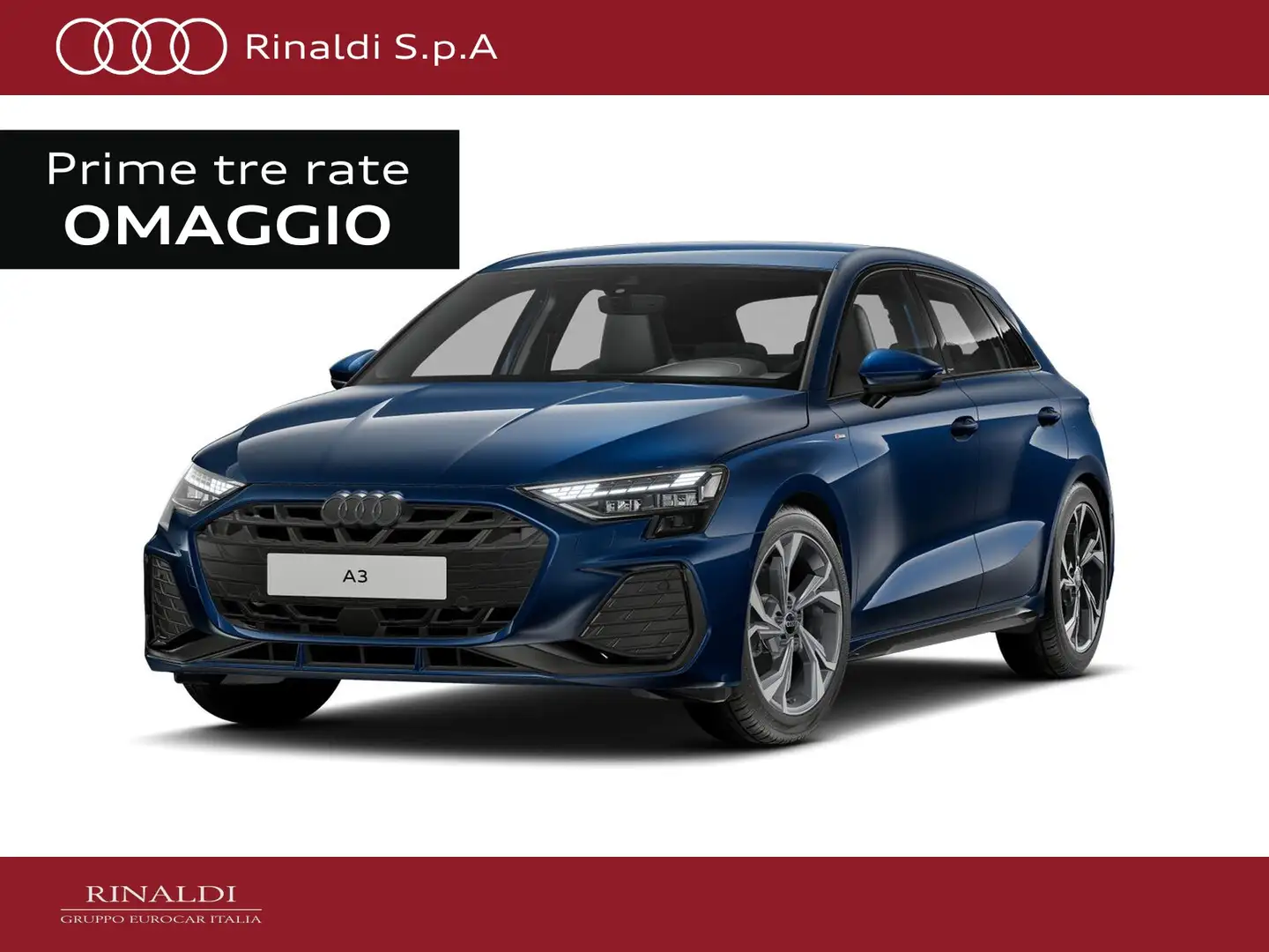 Audi A3 sportback 35 1.5 tfsi mhev s line edition s-tronic Blu/Azzurro - 1