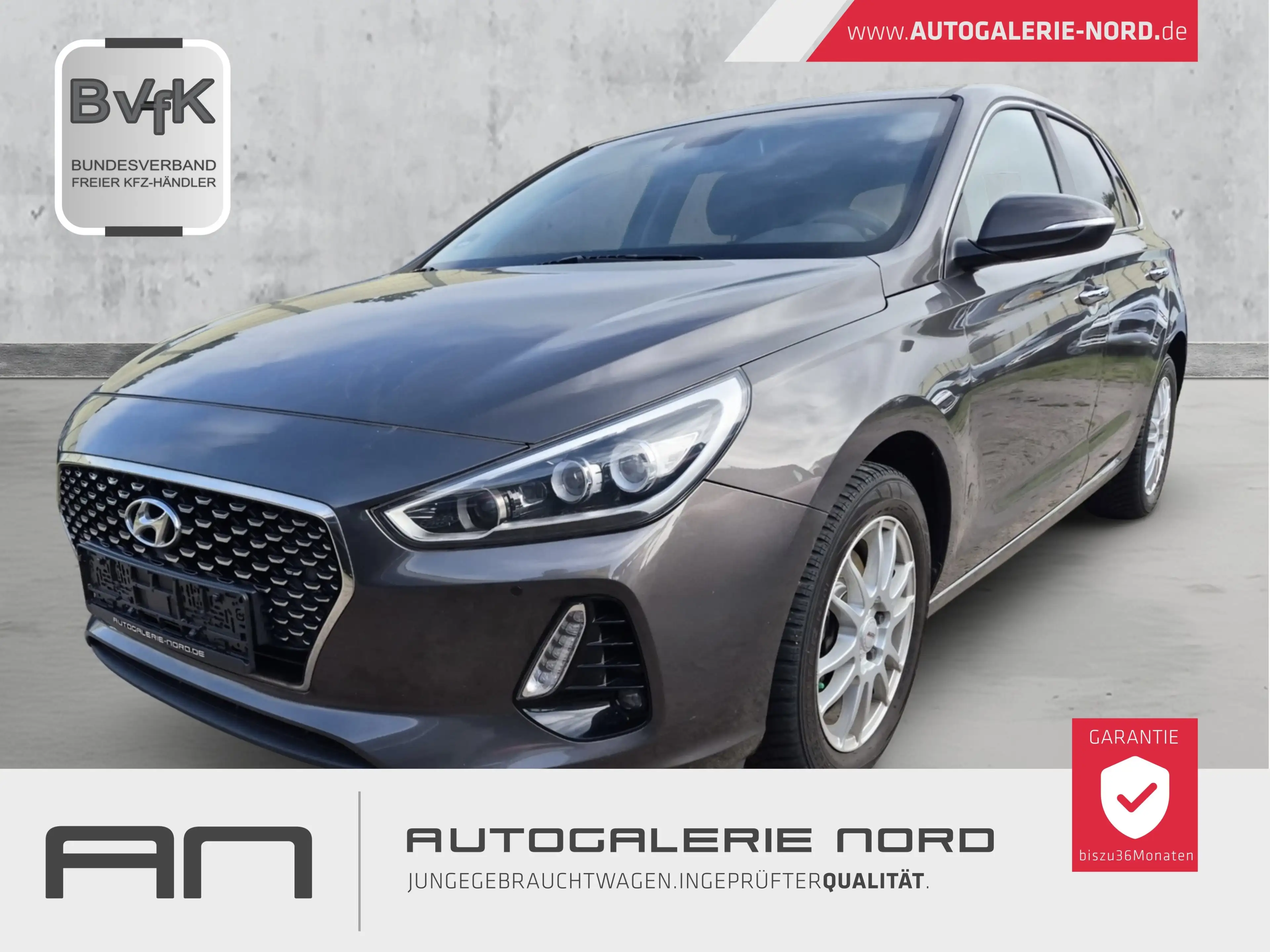 Hyundai i30 Premium LED-SW+ACC+Winter-Paket+SmartKey+Assists