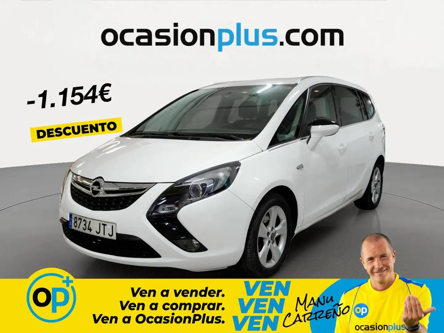 Opel Zafira Tourer 1.6CDTi S/S Expression 120 Blanco - 1