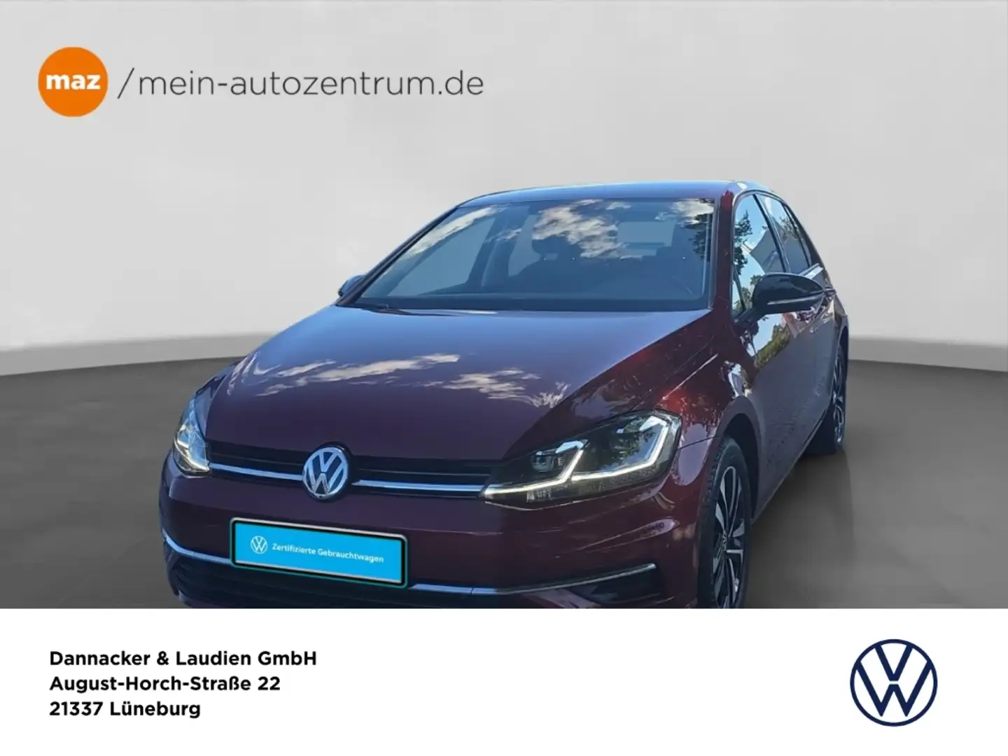 Volkswagen Golf VII 1.5 TSI IQ.DRIVE Alu LED Comp. Media ACC Sitzh Rot - 1