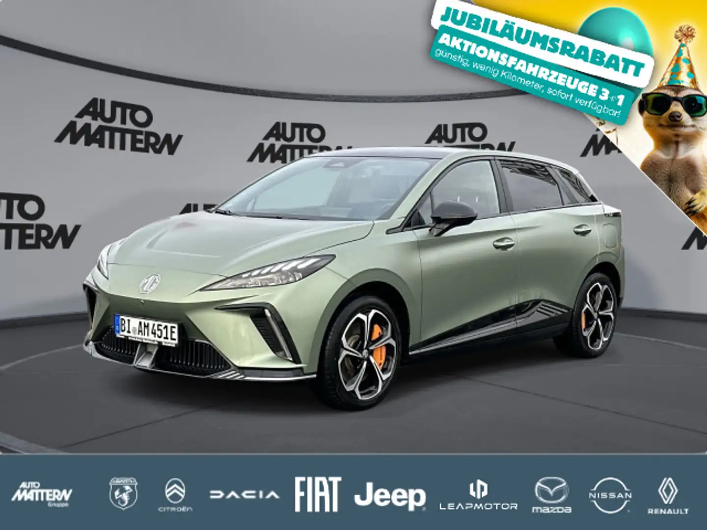 MG MG4 X-Power ACC|CarPlay|Kamera|Klimaaut.|LED Grün - 1