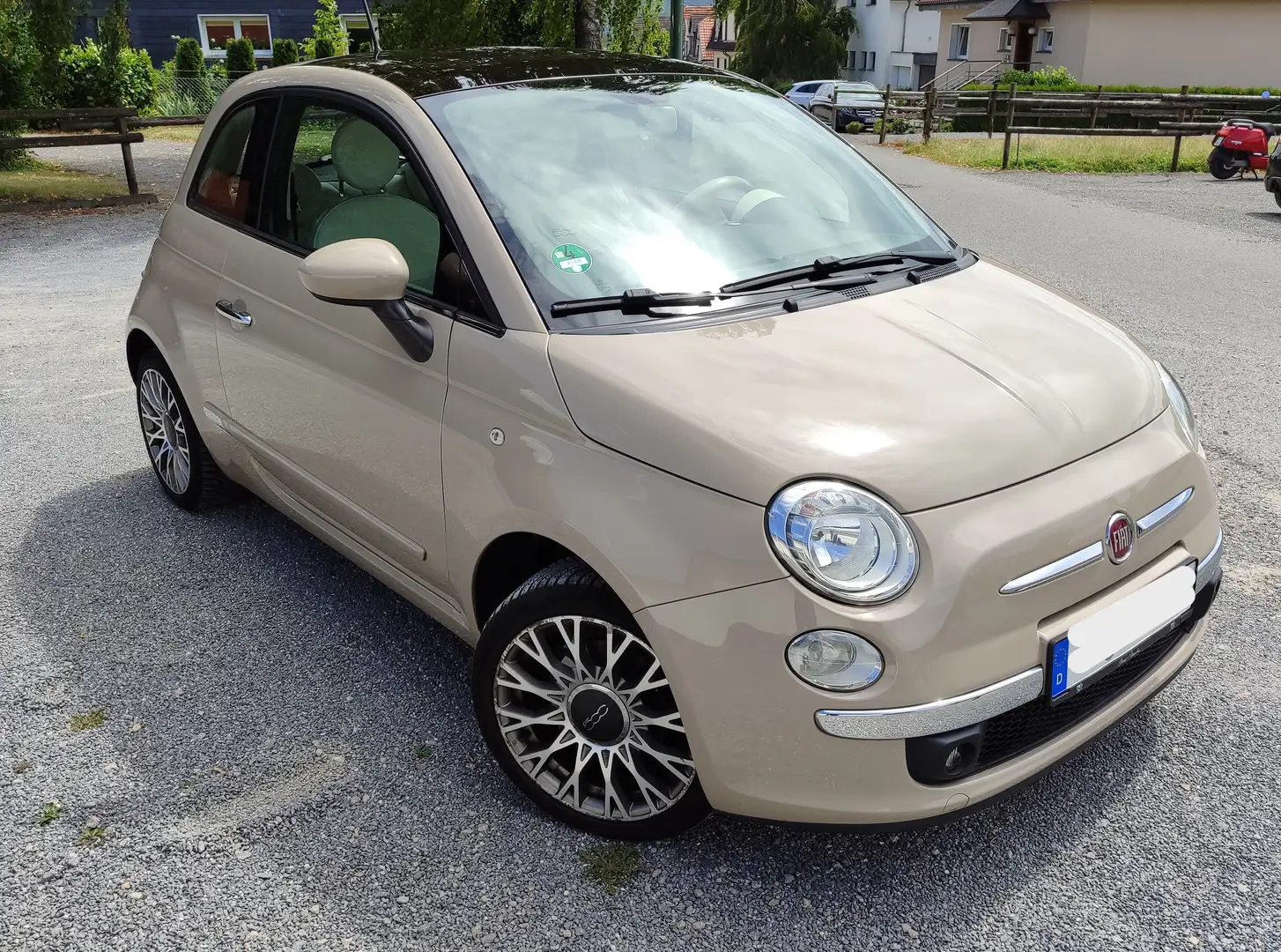 Fiat 500 500 1.2 8V Lounge Beige - 1