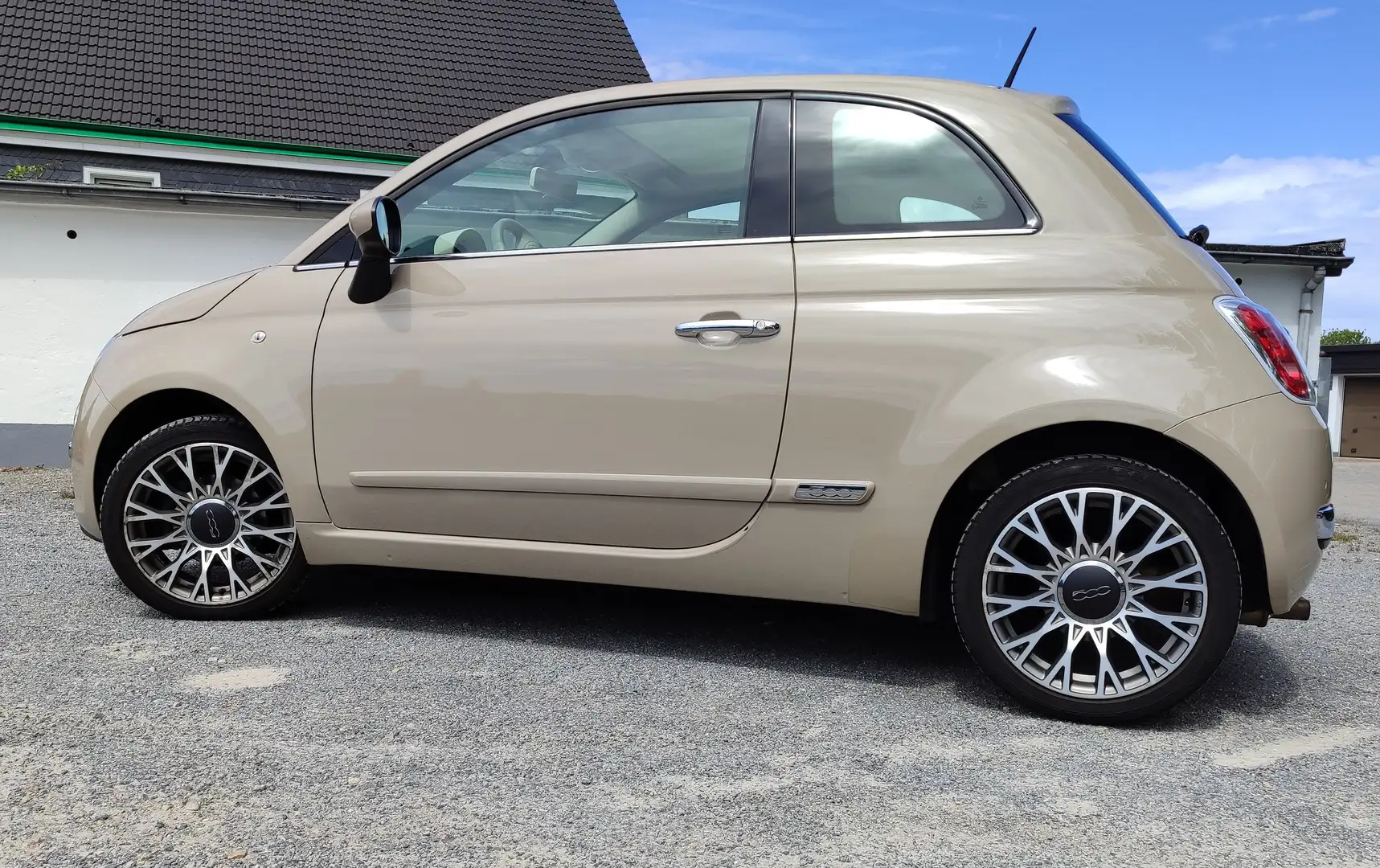 Fiat 500 500 1.2 8V Lounge Beige - 2